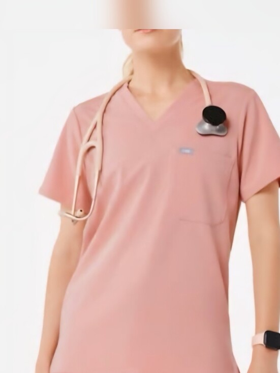 Figs Tops - NWT Pink Sand FIGS Large Caterina Top